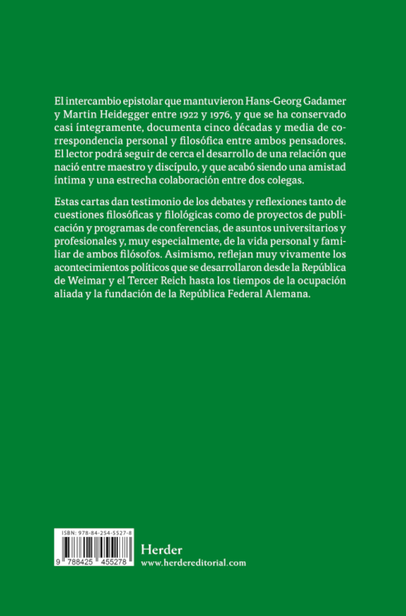 Correspondencia 1922-1976-1